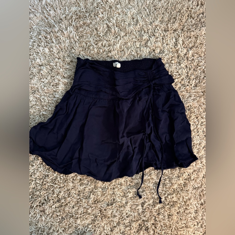 Aerie Navy Mini Skirt